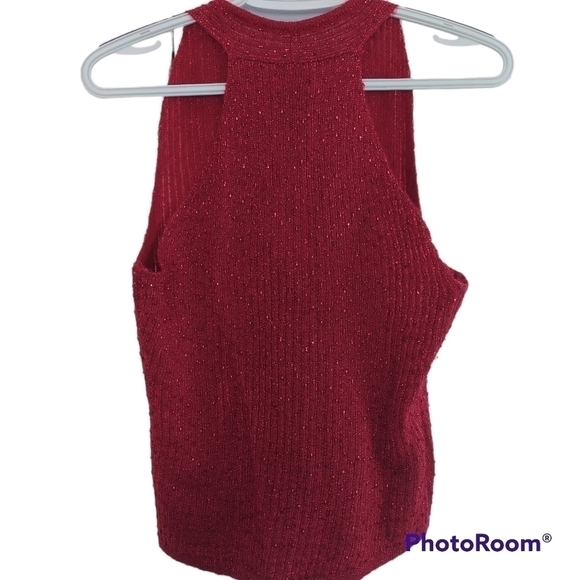 INC Beaded V Neck Dressy Top L - Picture 2 of 12